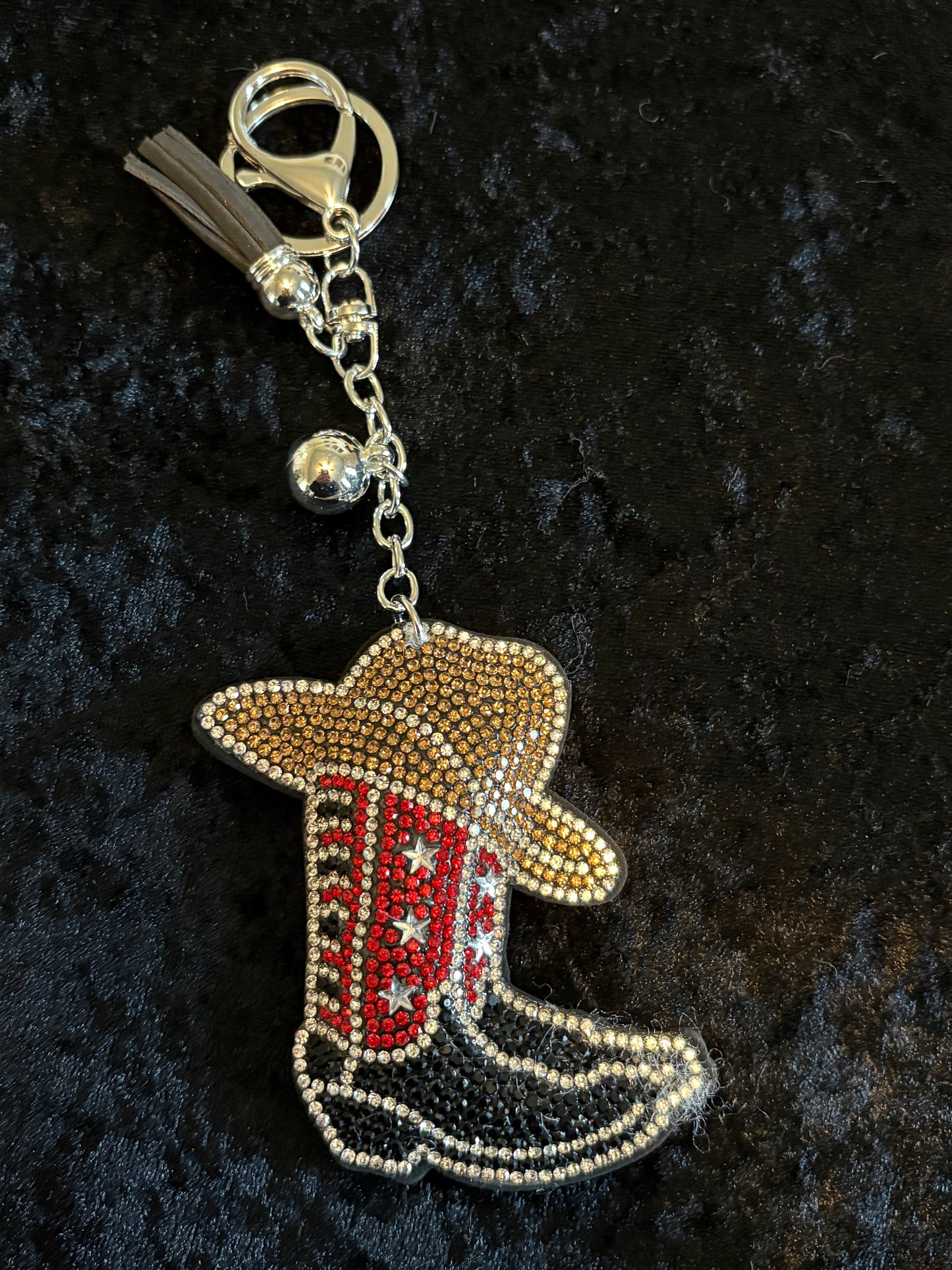 Twinkle Toes Cowboy Boot Keychain