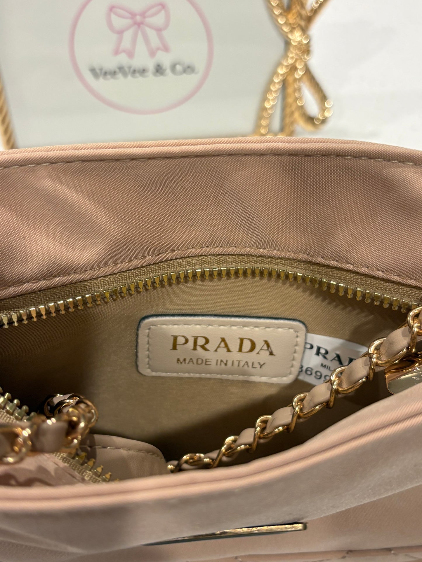 Golden Hour Tan Chain Crossbody Bag