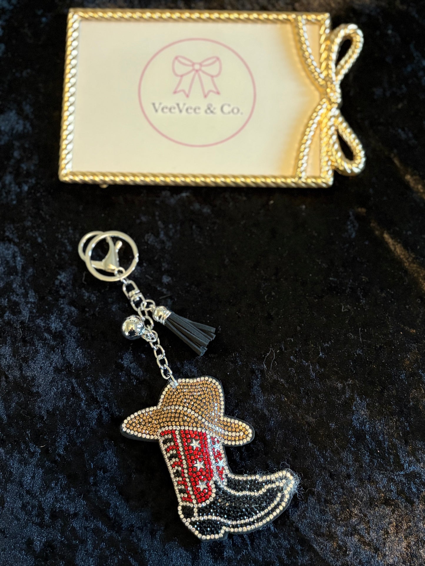 Twinkle Toes Cowboy Boot Keychain