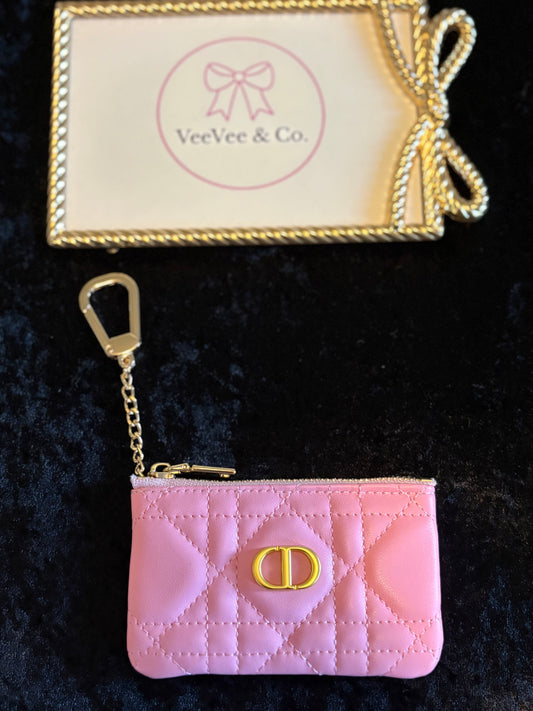 Pink Puffer Coin Pouch