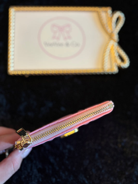 Pink Puffer Coin Pouch