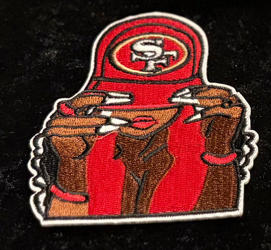 49ers Cutie Iron-On Patch Set - 3pc Girly Glam Collection