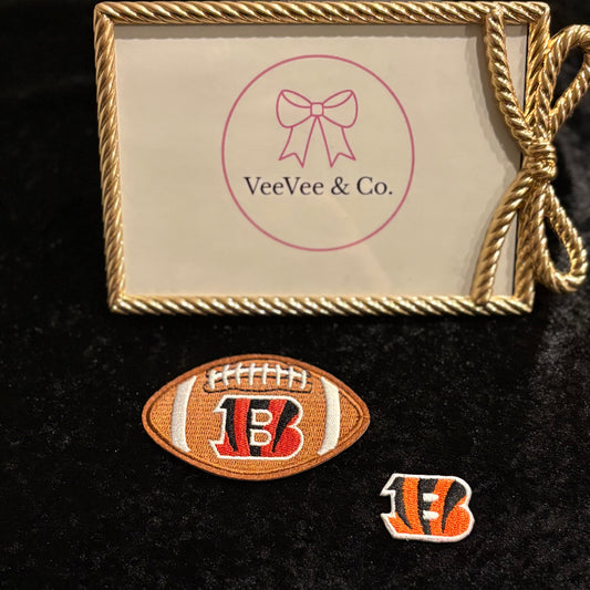 Bengals Cutie Iron-On Patch Duo