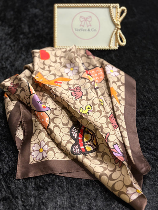 Brown Sugar Wild Scarf